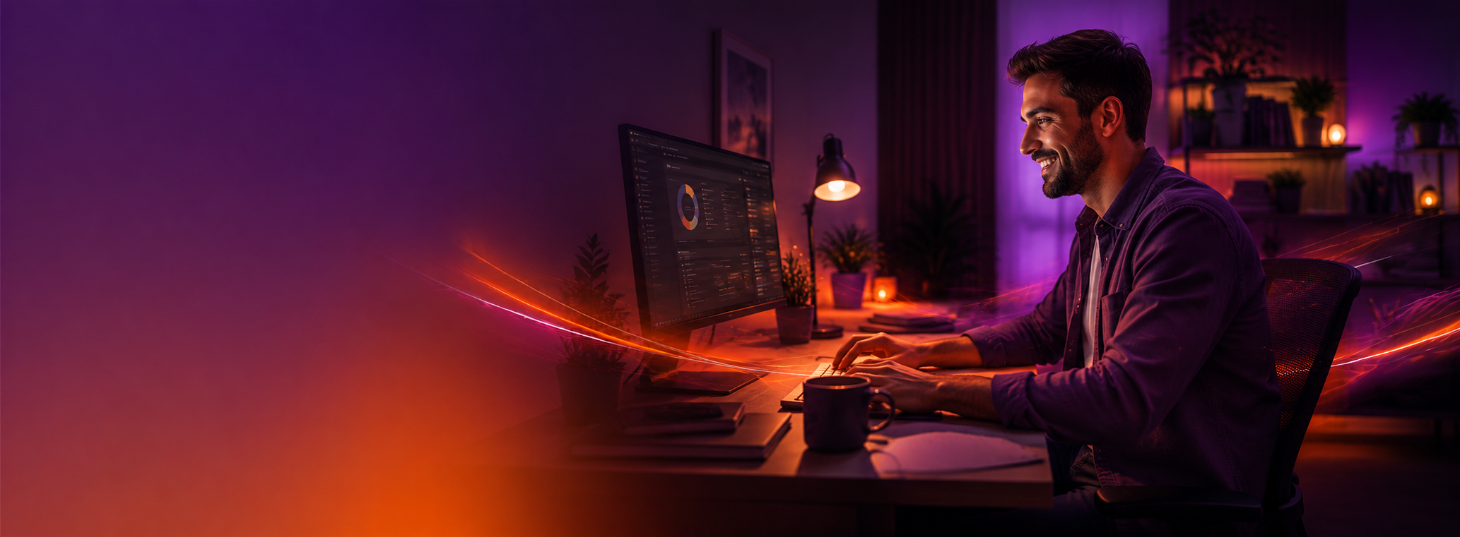 Conexão estável para jogos e trabalho